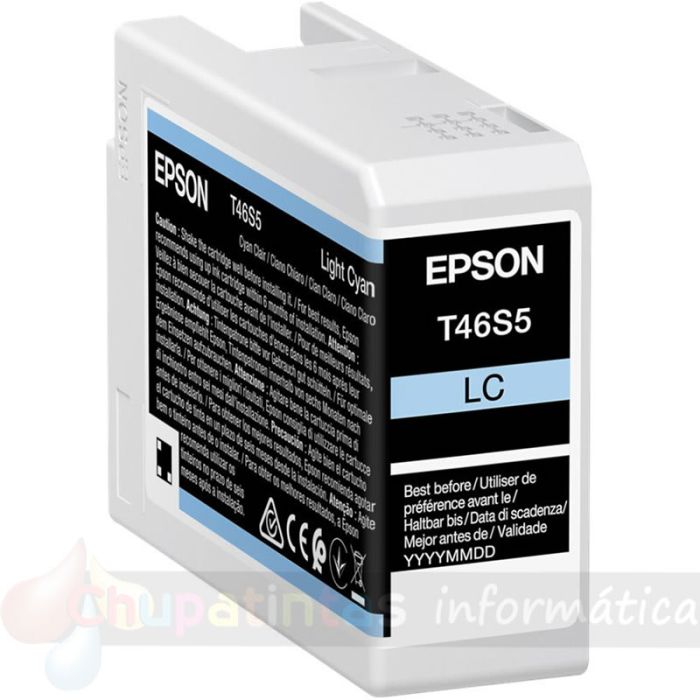Epson T46S5 Cian Light Cartucho de Tinta Original - C13T46S500-2