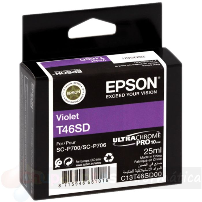 Epson T46SD Violeta Cartucho de Tinta Original - C13T46SD00-1