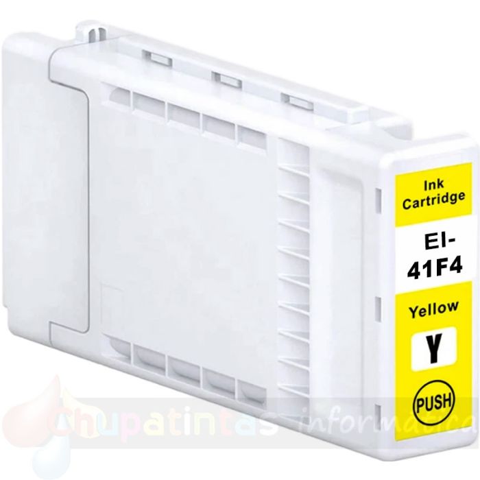 Epson T41F4/T41R4 Amarillo Cartucho de Tinta Pigmentada Genérico - Reemplaza C13T41F440/C13T41R440