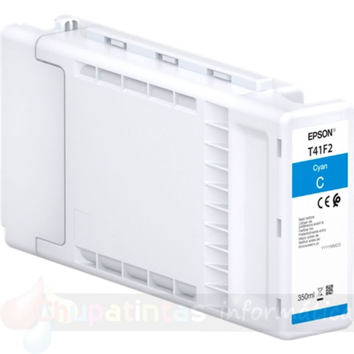 Epson T41F2 Cian Cartucho de Tinta UltraChrome XD2 Original - C13T41F240