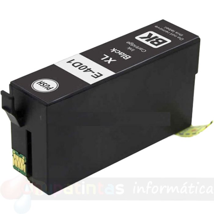 Epson T40D1 Negro Cartucho de Tinta Pigmentada Genérico - Reemplaza C13T40D140/C13T40C140