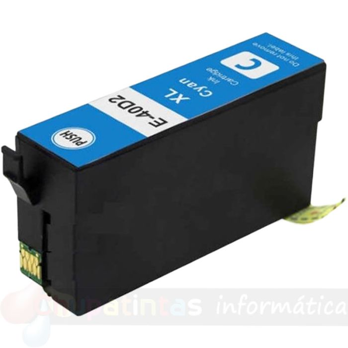 Epson T40D2 Cian Cartucho de Tinta Pigmentada Genérico - Reemplaza C13T40D240/C13T40C240