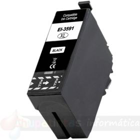 Epson T3591/T3581 (35XL) Negro Cartucho de Tinta Pigmentada Generico - Reemplaza C13T35914010/C13T35814010