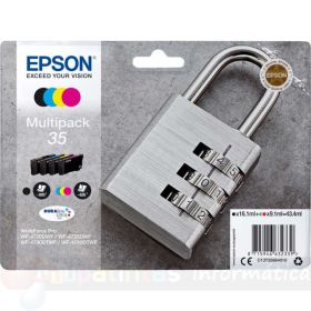 Epson T3586 (35) Pack de 4 Cartuchos de Tinta Originales - C13T35864010