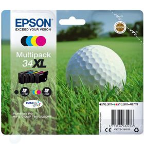 Epson T3476 Pack de 4 Cartuchos de Tinta Originales - C13T34764010-1