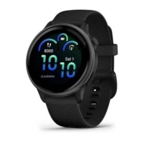 Garmin VivoActive 6 Reloj Inteligente Smartwatch - Pantalla AMOLED 1.2  - 42mm - 8GB - Autonomia hasta 11 Dias - GPS- NFC - Resi