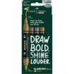 Faber-Castell Multimark Acrylic Pack con 3 Rotuladores Acrilicos Doble Punta - Puntas Redondas de 1mm y 3mm - Tinta Acrilica a B