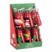 Apli Navidad Expositor con 24 Llaveros - 6 Diseños Navideños Diferentes - Ideales para Regalar, Coleccionar, etc...