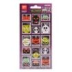Apli Kids Sellos Pack con 30 Pegatinas de Halloween con Forma de Sello Postal - Perfectas para Decorar Cuadernos, Agendas, etc..