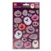 Apli Kids Calabaza Rosa Pack con 24 Pegatinas de Halloween - Perfectas para Decorar Cuadernos, Agendas, etc...