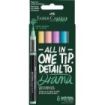 Faber-Castell Multimark Acrylic Brush Pack con 6 Rotuladores Acrilicos Punta Pincel - Trazo de 1 a 6mm - Tinta Acrilica a Base d