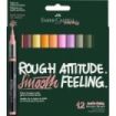 Faber-Castell Multimark Acrylic Brush Cottage Pack con 12 Rotuladores Acrilicos Punta Pincel - Trazo de 1 a 6mm - Tinta Acrilica