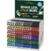 Faber-Castell Multimark Acrylic Brush Expositor con 192 Rotuladores Acrilicos Punta Pincel - Trazo de 1 a 6mm - Tinta Acrilica a