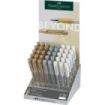 Faber-Castell Artsy Beyond Expositor con 40 Boligrafos de Tinta Gel - Punta de 1mm - Trazo de 0.6mm - Zona de Agarre Engomada -