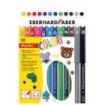 Eberhard Faber Pack con 12 Rotuladores con Estampados de Animales - Trazo de 1mm aprox. - Tinta a Base de Agua - Tapa Ventilada
