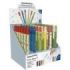 Eberhard Faber Fruity Erase It! Expositor con 36 Boligrafos Borrables - Trazo 0.7mm - Capuchon con Formas de Frutas - Tacto Soft