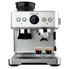 Cecotec Power Espresso 20 Barista Maestro Cafetera Espresso - Potencia 2250W - Capacidad 250g - Presion 20bar - Vaporizador - Te