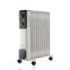 Daewoo DW9507 Radiador de Aceite - Potencia 2500W - 11 Elementos - Termostato Regulable - Ruedas - Asa de Transporte - Funcionam