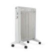 Daewoo DW9508 Radiador de Mica - Potencia 2000W - Termostato Regulable - 2 Niveles de Potencia - Ruedas - Asa de Transporte