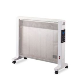 Daewoo DW9509 Radiador de Mica - Potencia 2000W - Mando a Distancia - Pantalla Digital Tactil - Termostato Regulable - 2 Niveles