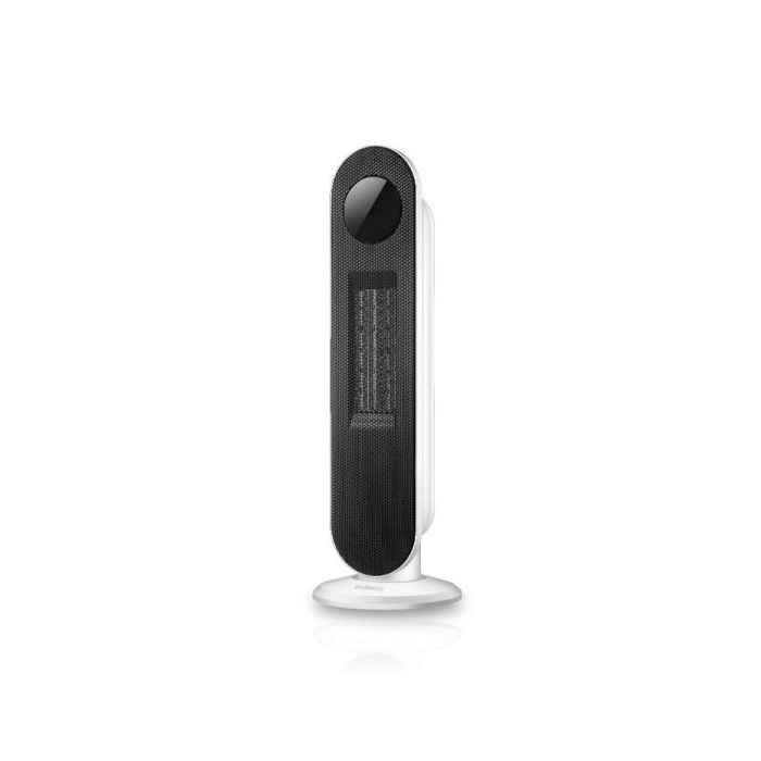 Daewoo DW9512 Calefactor Ceramico de Torre 2000W - Tecnologia PTC - Termostato Regulable - Funcion Oscilante