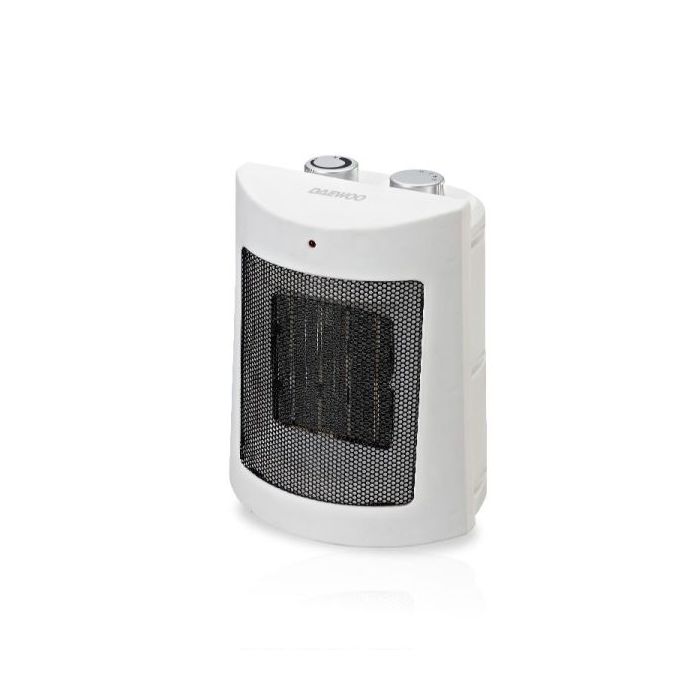 Daewoo DW9513 Calefactor Ceramico 1800W - Tecnologia PTC - 2 Niveles de Potencia - Termostato Regulable