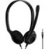 Epos PC 5 Chat Auriculares Estereo con Microfono - Jack 3.5mm - Cable de 2m - Color Negro