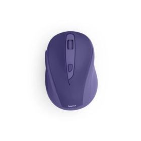 Hama WM-400 Raton Optico Inalambrico para Diestros 1600dpi - Ergonomico - Rango 10m - 6 Botones - USB-A RF 2.4GHz - Silencioso -