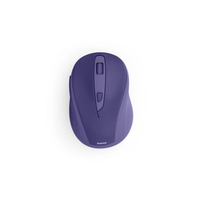 Hama WM-400 Raton Optico Inalambrico para Diestros 1600dpi - Ergonomico - Rango 10m - 6 Botones - USB-A RF 2.4GHz - Silencioso -