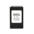 Remanufacturado HP 305XL Negro Cartucho de Tinta - Muestra Nivel de Tinta - Reemplaza 3YM62AE/3YM61AE (Chip reforzado contra act