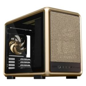 Cooler Master MasterFrame 400 Mesh Gold Limited Edition Caja MicroATX - 2x USB-A 3.2 1x USB-C 3.2 1x Audio y Micro - Ventana Lat