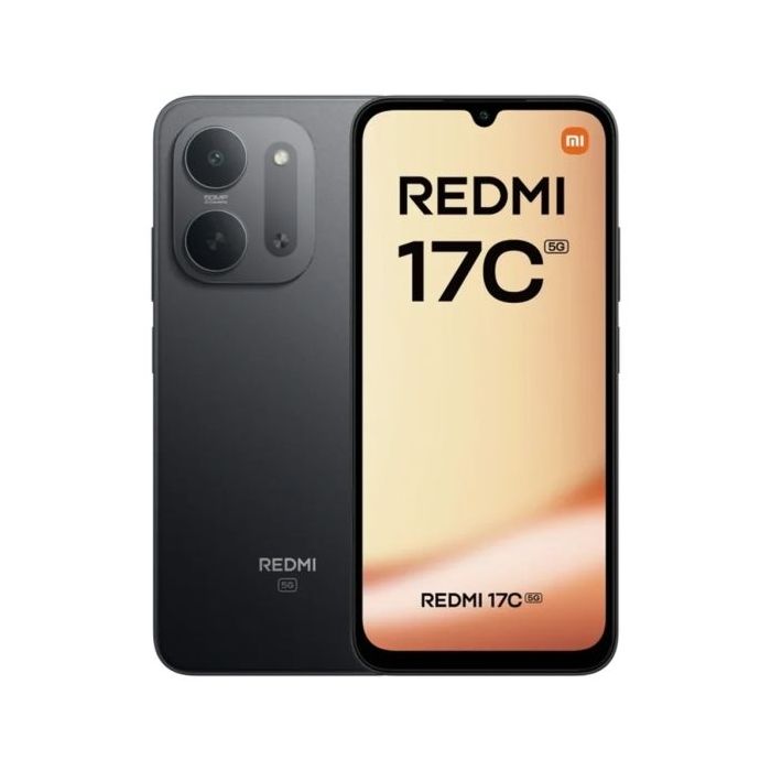 Xiaomi Redmi 17C 5G Smartphone Pantalla 6.9  - 4GB - 128GB - Camara Principal 50MP - Bateria 6000mAh - Color Negro