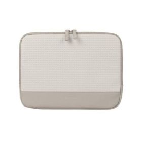 Natec Mussel 2 Funda par Portatiles de 16  - Resistente a Salpicadras y Humedad - Delgada y Resistente - Color Beige