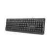 Natec Trout Teclado Slim - 104 Teclas Membrana - Color Negro