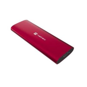Natec Rhino Lite M.2 Caja Externa para Discos SSD M.2 - NVME/PCIe - USB-C 3.2 - Compatible con Discos de Hasta 10TB - Color Rojo