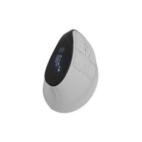 Natec Euphonie Pro Raton Optico Vertical Inalambrico - 2.400 dpi - Bluetooth + 2,4Ghz - 9 Botones - Color Blanco