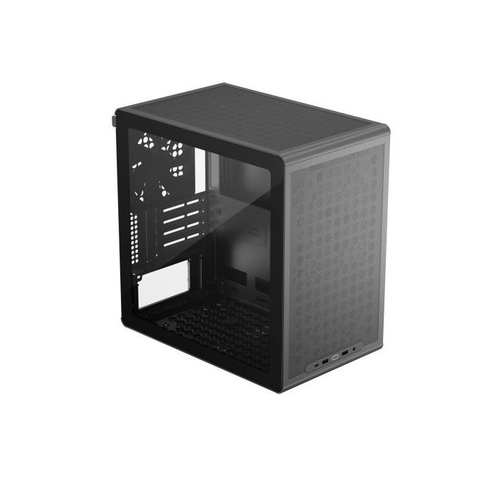 Cooler Master Qube Q300L Caja MicroATX - 2x USB-A 3.2 1x USB-C 3.0 1x Audio y Micro - Ventana Lateral - Color Negro