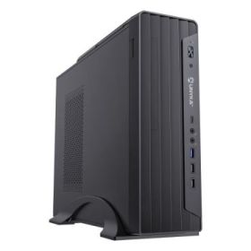 Unykach UK2012 Slim Caja Torre MicroATX + Fuente de Alimentacion SFX 300W 80+ Bronze - Tamaño Disco Soportado 3.5 , 2.5  - USB-A