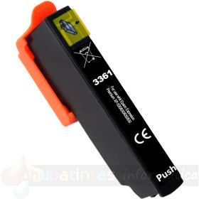 Epson T3361/T3341 (33XL) Negro Foto Cartucho de Tinta Genérico - Reemplaza C13T33614012/C13T33414012