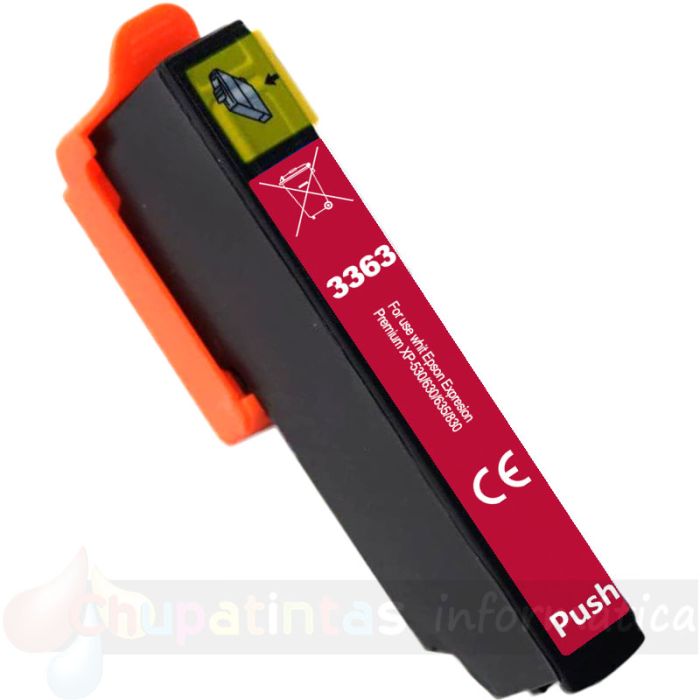 Epson T3363/T3343 (33XL) Magenta Cartucho de Tinta Genérico - Reemplaza C13T33634012/C13T33434012