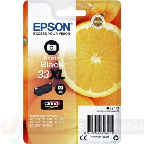 Epson T3361 (33XL) Negro Foto Cartucho de Tinta Original - C13T33614012