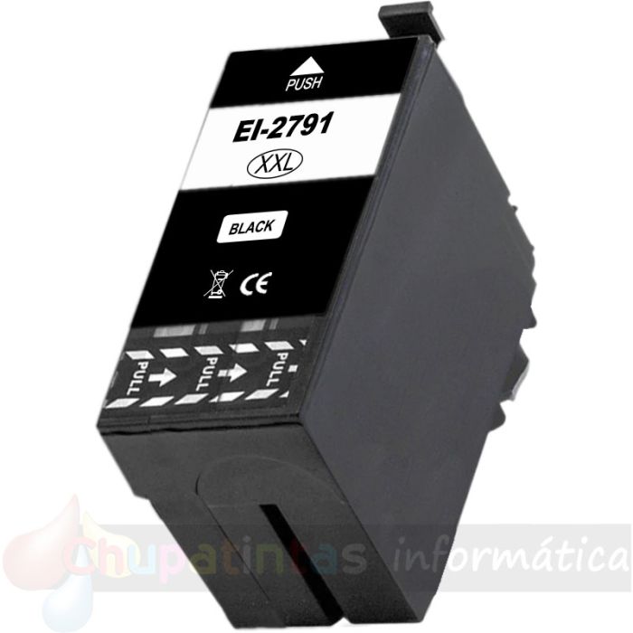 Epson T2791 (27XXL) Negro Cartucho de Tinta Generico - Reemplaza C13T27914012