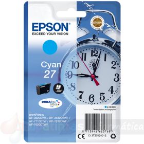 Epson T2702 (27) Cian Cartucho de Tinta Original - C13T27024012-1