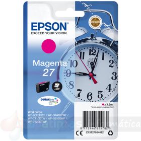 Epson T2703 (27) Magenta Cartucho de Tinta Original - C13T27034012-1