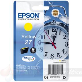 Epson T2704 (27) Amarillo Cartucho de Tinta Original - C13T27044012-1