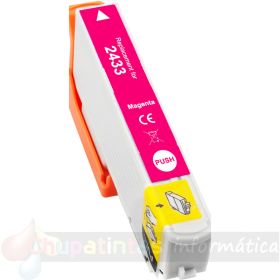 Epson T2433/T2423 (24XL) Magenta Cartucho de Tinta Genérico - Reemplaza C13T24334012/C13T24234012