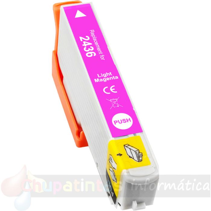 Epson T2436/T2426 (24XL) Magenta Light Cartucho de Tinta Genérico - Reemplaza C13T24364012/C13T24264012