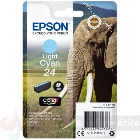 Epson T2425 (24) Cian Light Cartucho de Tinta Original - C13T24254012