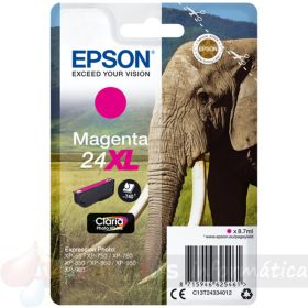 Epson T2433 (24XL) Magenta Cartucho de Tinta Original - C13T24334012