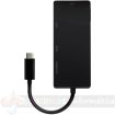 Aisens Conversor USB-C a DP/DVI/HDMI/VGA - USB-C/M-DP/H-DVI/H-HDMI/H-VGA/H - 15cm - Color Negro